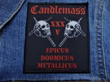 CANDLEMASS…  Official Woven Patch  (doom metal)    Sweden   (2834)
