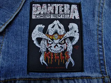 PANTERA…  Woven Official Patch  (homeboy metal)    U.S.A   (4081)