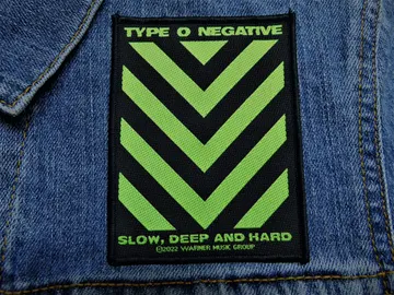 TYPE O NEGATIVE…  Official Woven Patch (gothic doom)   U.S.A   (2271)