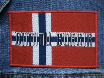 DIMMU BORGIR…  Woven Patch (black metal)    Norway   (687)