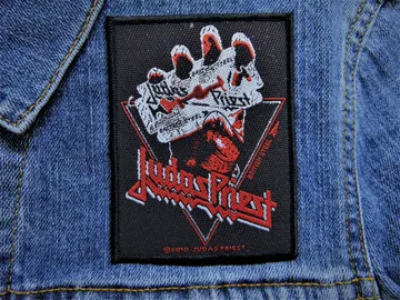 JUDAS PRIEST…  Official Woven Patch  (heavy metal)    U.K   (2656)