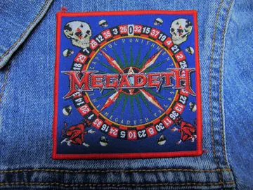 MEGADETH   Woven Patch   (thrash metal)   U.S.A.   (2500)