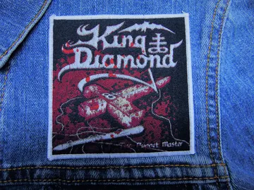 KING DIAMOND   Woven Patch   (heavy metal)   Denmark   (058)