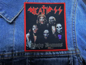 DEATH SS…  Woven Patch  (gothic industrial)    Italy   2457
