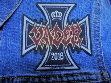 VADER  Official Woven Patch  (brutal death)   (2187)