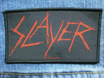 SLAYER…  Official Woven Patch  (thrash metal)    U.S.A   (1166)