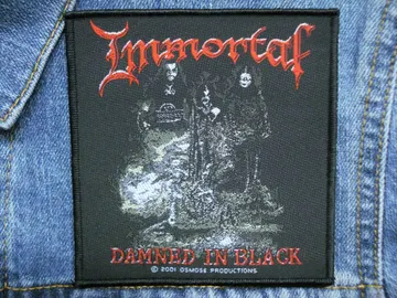IMMORTAL…  Official Woven Patch  (black metal)    Norway   (541)