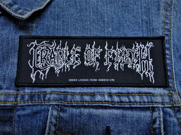 CRADLE OF FILTH…  Official Woven Patch   (symphony black)   U.K   (026)