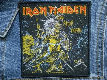 IRON MAIDEN…  Official Woven Patch  (nwobhm)    U.K   (1519)