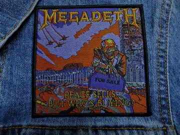 MEGADETH…  Official Woven Patch  (thrash metal)   U.S.A   (3971)