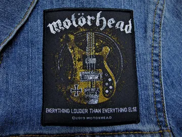 MOTORHEAD…  Official Woven Patch  (nwobhm)   U.K   (2033)
