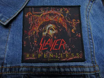 SLAYER…  Official Woven Patch  (thrash metal)    U.S.A   (2978)