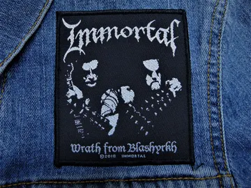 IMMORTAL … Official Woven Patch   (black metal)   Norway   (RAZA008)