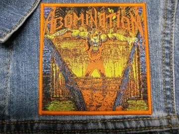 ABOMINATION   Woven Patch   (death thrash)   U.S.A   (1966)