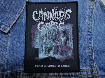 CANNABIS CORPSE…  Woven Patch (death metal)   U.S.A   (3900)