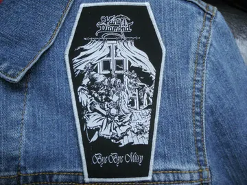 KING DIAMOND…  Woven Patch  (heavy metal)   Denmark   (1411)