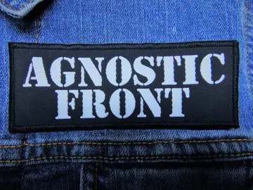 AGNOSTIC FRONT…  Woven Patch  (hardcore)   U.S.A   (2703)