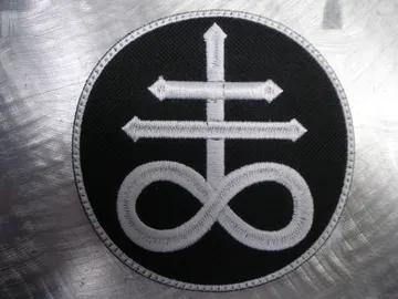 LEVIATHAN CROSS…  Embroidered Patch  (black metal)   1187*