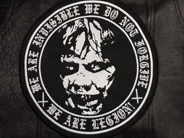 THE EXORSIST  Embroidered Backpatch  (black metal)   101*
