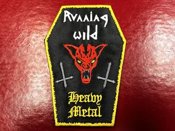 RUNNING WILD…  Embroidered Patch  (heavy metal)   Germany   850