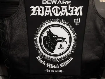 WATAIN…   Embroidered Backpatch  (black metal)   Sweden   RACK032*