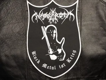 NARGAROTH…  Embroidered Backpatch  (black metal)    Germany  134*