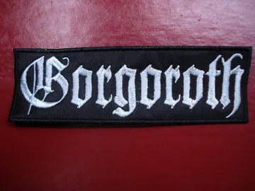 GORGOROTH…  Embroidered Patch  (black metal)   Norway   1460