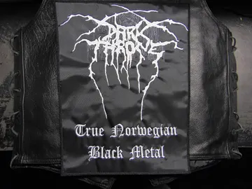 DARKTHRONE…  Embroidered Backpatch (black metal)   Norway   RACK069*