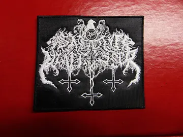 SATANIC WARMASTER…   Embroidered Patch  (black metal)  Finland  2096