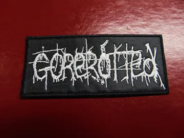 GOREROTTED  Embroidered patch  (death metal)   U.K   732