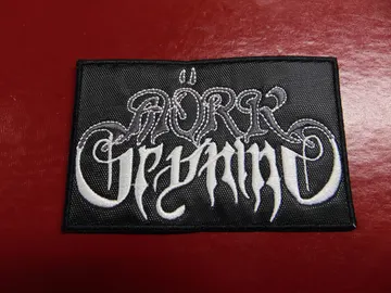 MORK GRYNING  Embroidered patch  (melodic black)   Sweden   2037