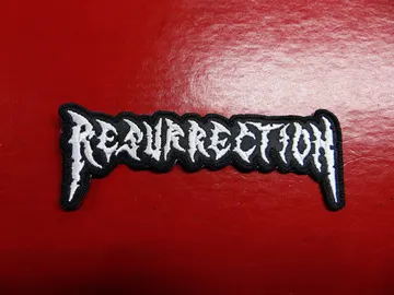 RESURRECTION   Embroidered Patch  (death metal)   U.S.A  4189