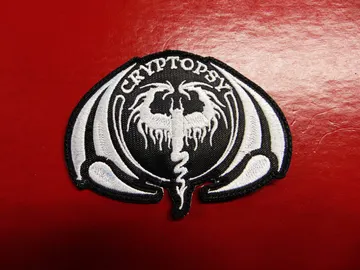 CRYPTOPSY   Embroidered Patch  (brutal death) Canada   4088