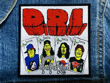 D.R.I…  Woven Patch  (crossover)  U.S.A  (120)