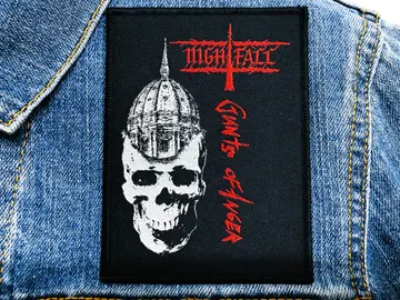 NIGHTFALL…  Woven Patch   (gothic black)   Greece    (2375)