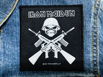 IRON MAIDEN…   Woven Patch   (nwobhm)   U.K.   2380