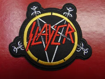 SLAYER…  Embroidered patch  (thrash metal) U.S.A   033