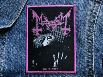MAYHEM…  Woven Patch  (black metal)   Norway   3090