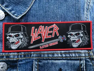 SLAYER…  Woven Patch  (thrash metal)   U.S.A    2850