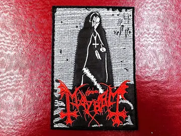MAYHEM…  Embroidered Patch  (black metal)    Norway   845