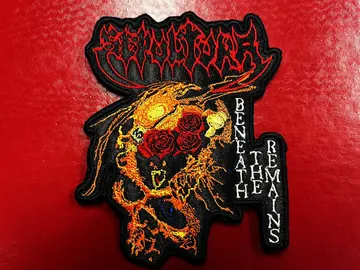SEPULTURA…  Embroidered Patch  (death thrash)    Brazil   4202