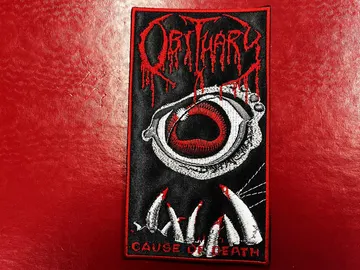 OBITUARY…  Embroidered Patch  (death metal)    U.S.A   4204