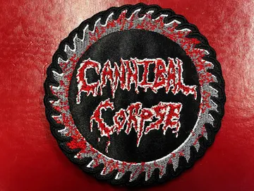 CANNIBAL CORPSE…  Embroidered Patch  (death metal)    U.S.A   4206