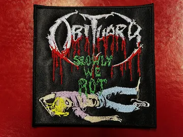 OBITUARY…  Embroidered Patch  (death metal)    U.S.A   4214