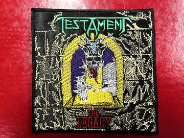TESTAMENT…  Embroidered Patch  (thrash metal)    U.S.A   4221