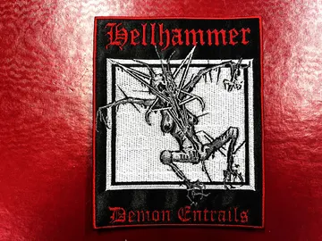 HELLHAMMER…  Embroidered Patch  (epic black)    Switzerland   4226