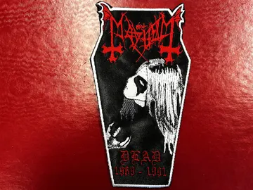 MAYHEM…  Embroidered Patch  (black metal)    Norway   4231