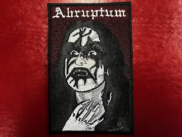 ABRUPTUM…  Embroidered Patch  (black metal)    Sweden   4232