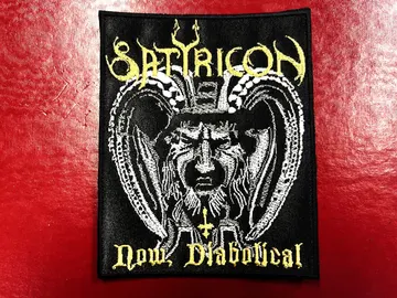 SATYRICON…  Embroidered Patch  (black metal)    Norway   4235