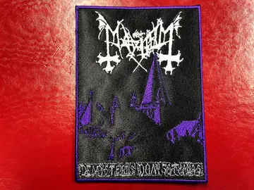 MAYHEM…  Embroidered Patch  (black metal)    Norway   4237